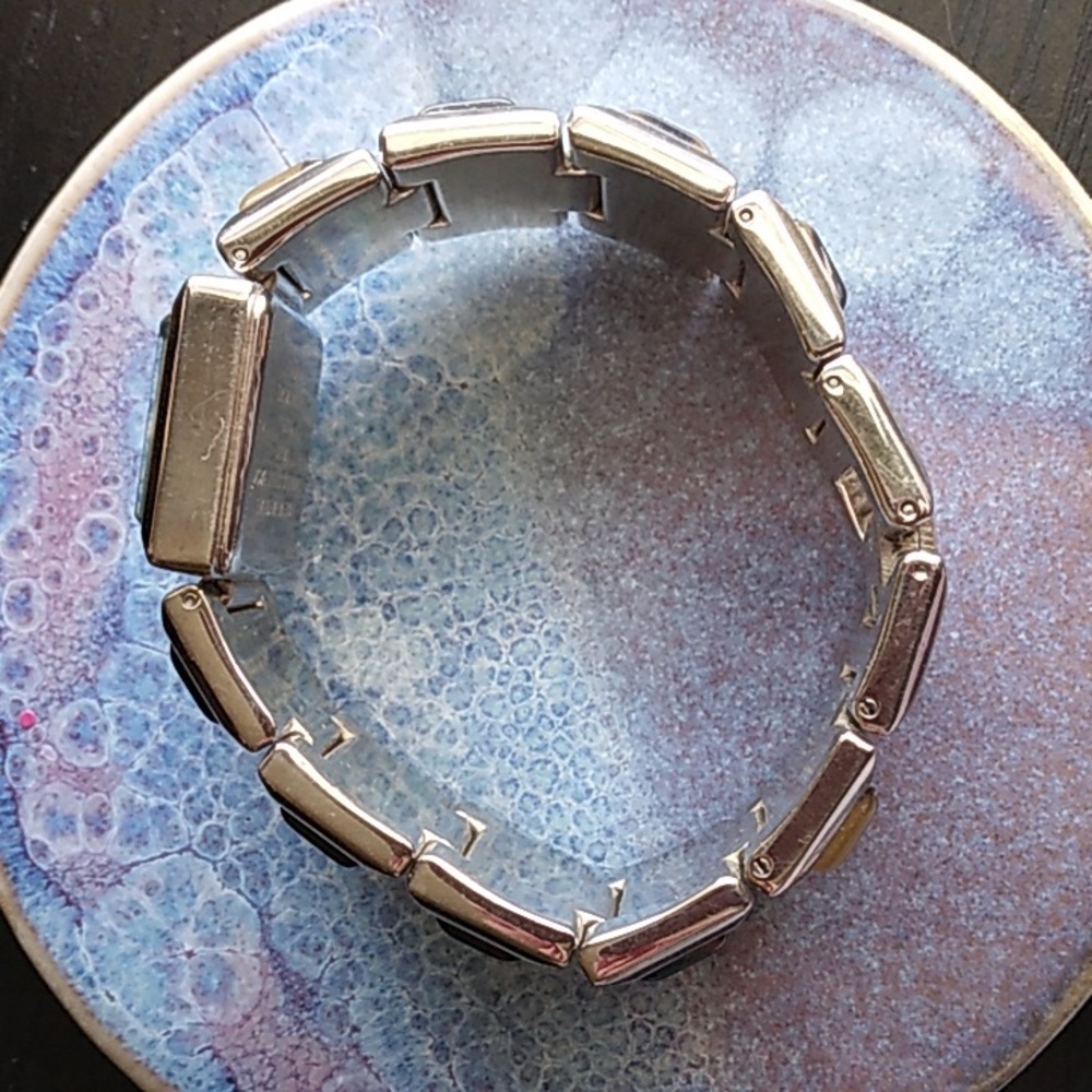 Anne Klein Tortoise and Silver Rectangular Watch - image 4